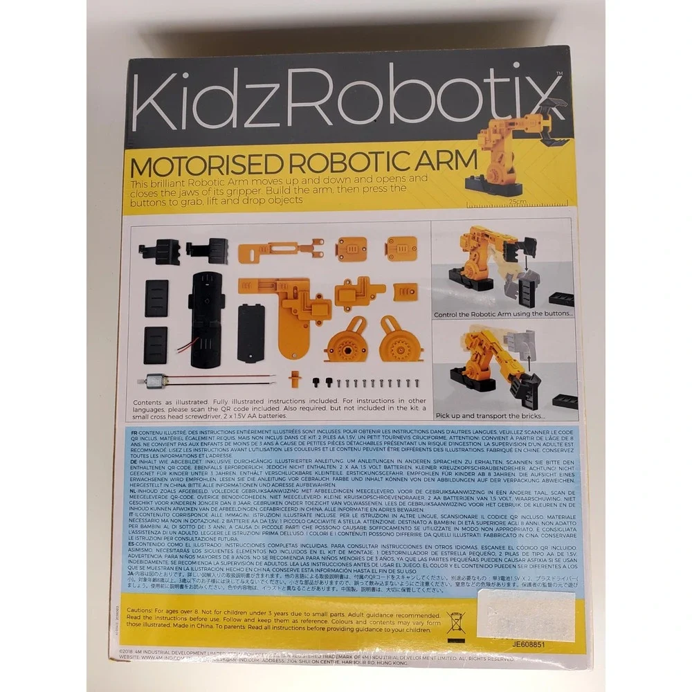 KidzRobotix Motorized Robotix Arm,‎ Steam Powered Kids 4M